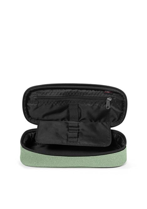 Astuccio Oval Spak frost ( verde brillantinato ) EASTPAK | EK0007172O61