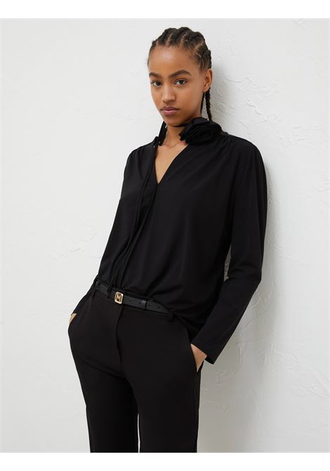 blusa con nastro e fiore MARELLA | RIGOLO001