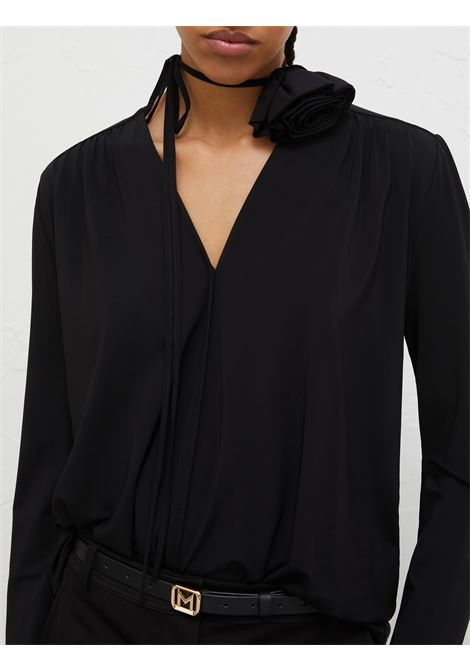 blusa con nastro e fiore MARELLA | RIGOLO001