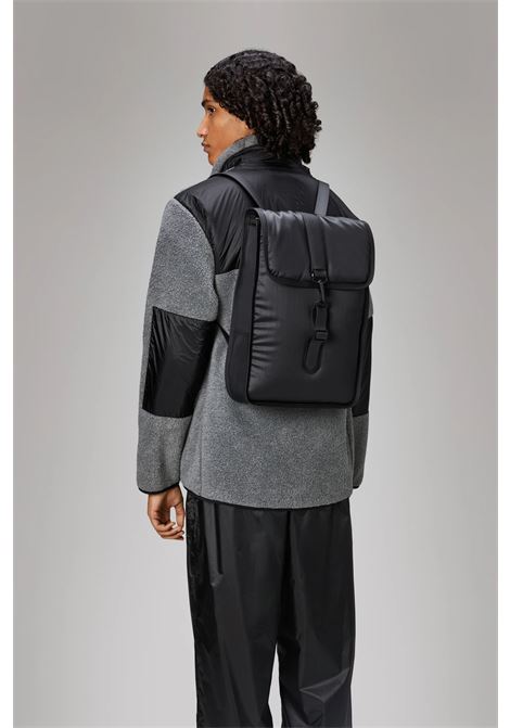 Puffed Backpack Mini RAINS | 21740BLACK