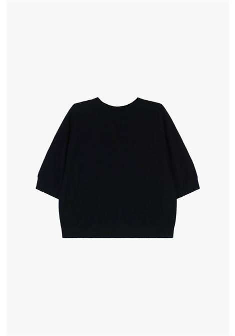 Maglione girocollo ampio manica tre quarti IMPERIAL | M3025868NERO