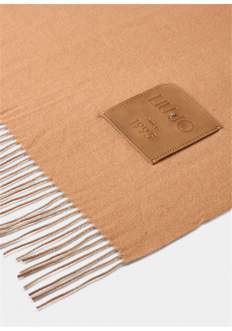 Stola con frange Cammello LIUJO | 2F5048T030000070