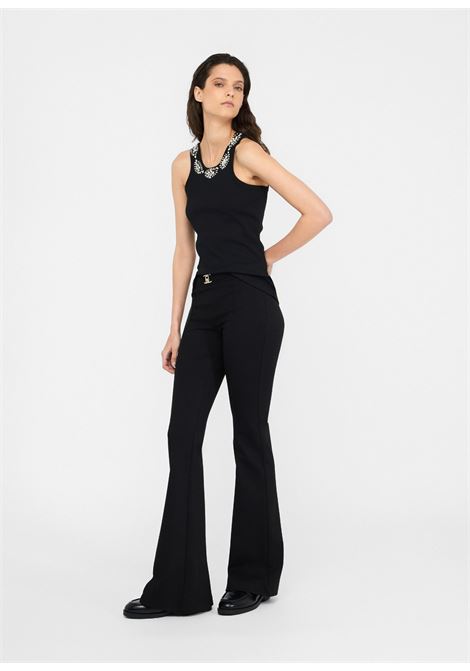 Pantaloni flare con cintura LIUJO | MF5143J918922222