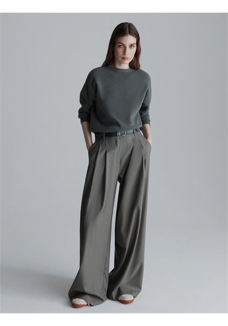 Pantalone ampio in gabardina Ulzio OLIVA MARELLA | ULZIO002
