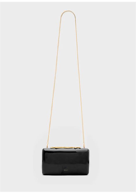 CLUTCH MOLLY CHIUSURA SNAKE VERNICE NALì | LYPC0022NERO