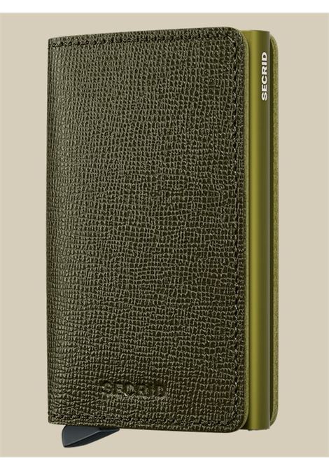 slimwallet crisple verde muschio SECRID | SC-CRISPLEKELP
