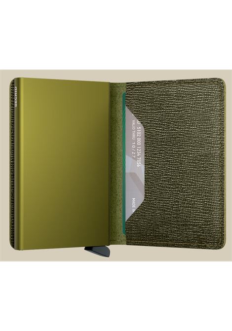 slimwallet crisple verde muschio SECRID | SC-CRISPLEKELP