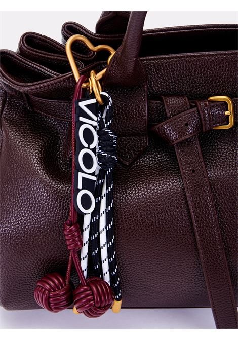 Charms con Cordini e Logo VICOLO | XF0034BORDEAUX