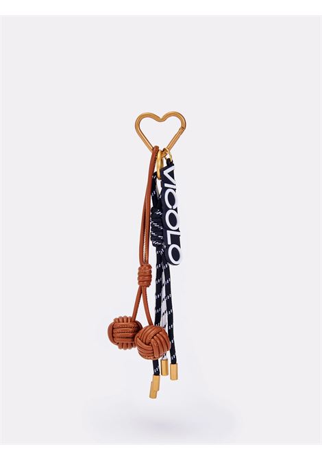Charms con Cordini e Logo VICOLO | XF0034CUOIO