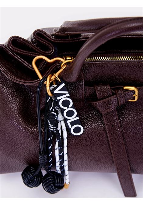 Charms con Cordini e Logo VICOLO | XF0034NERO