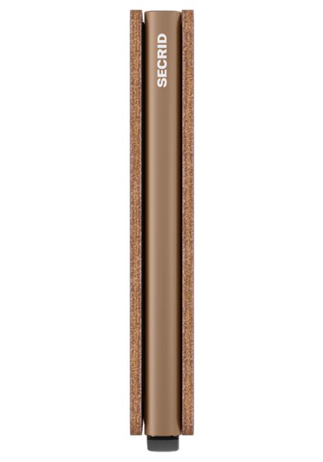 slimwallet saffiano caramel sand SECRID | SSA-SAFFIANOCARAMEL