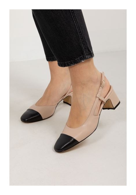 slingback bicolore OVYè | LF5710002CAPNERO-NUDE
