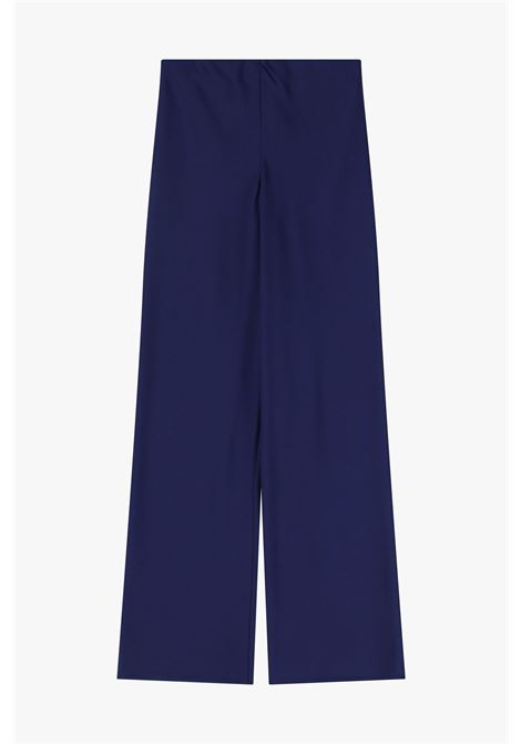 Pantaloni ampi effetto satin a vita alta IMPERIAL | P5R7JBABLU