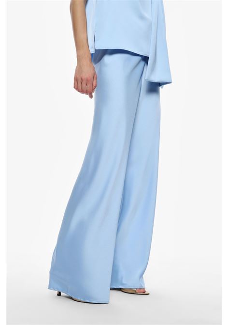 Pantaloni ampi effetto satin a vita alta IMPERIAL | P5R7JBABLU