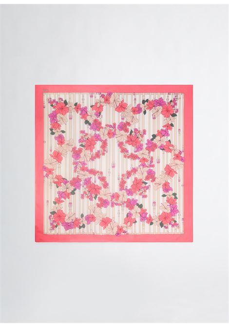 Foulard rosso a fiori LIUJO | 2A5037T030000120
