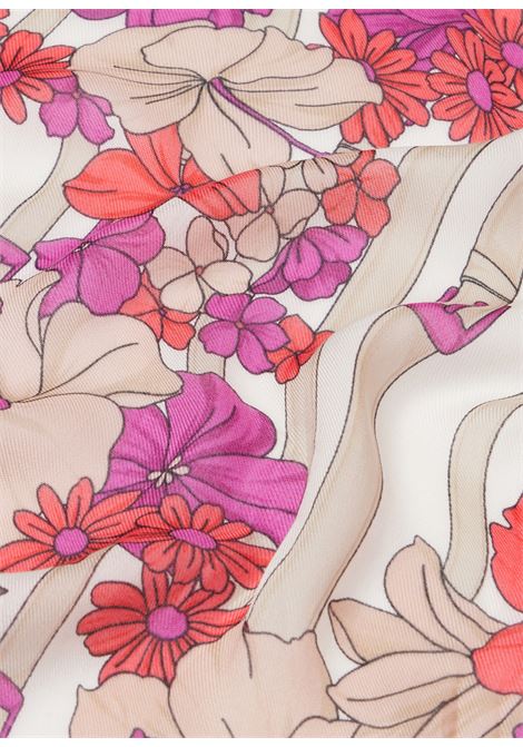 Foulard rosso a fiori LIUJO | 2A5037T030000120