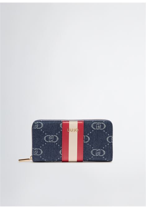 Portafoglio zip around jacquard LIUJO | AA5155D320000770