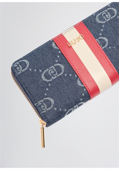 Portafoglio zip around jacquard LIUJO | AA5155D320000770