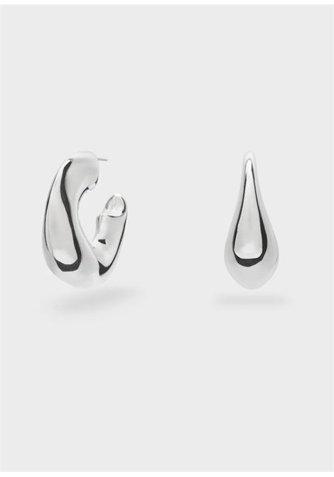 orecchini cerchi chunky wave NALì | DWOR0180ARGENTO