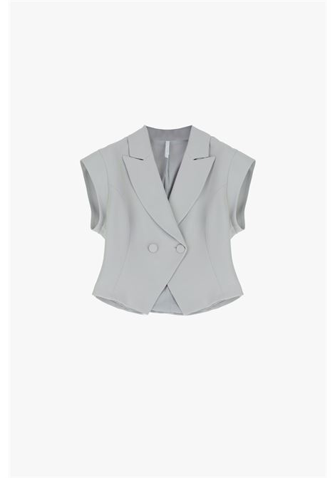 Gilet donna doppio petto con rever IMPERIAL | JBN7LHXPERLA