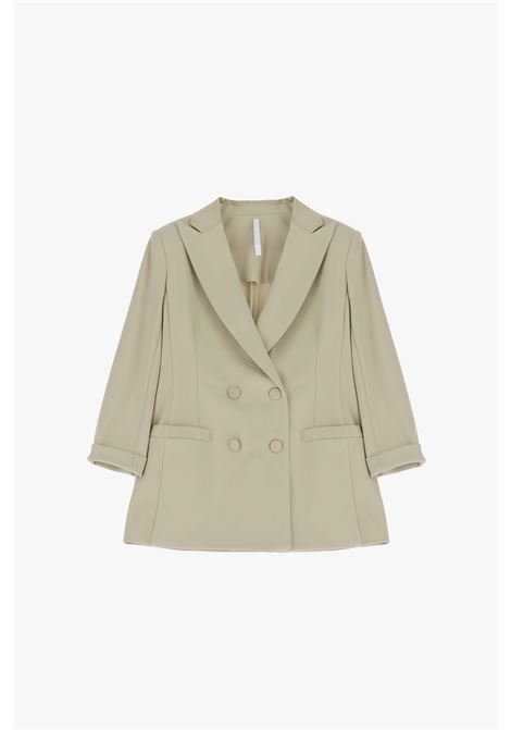 Blazer doppiopetto con maniche tre quarti IMPERIAL | JU25LAWPLATINO