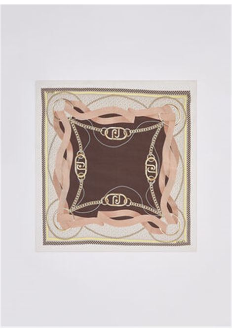 Foulard con nastri beige LIUJO | 2A6055T274500005