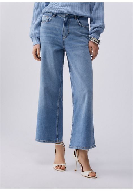 Jeans flare cropped