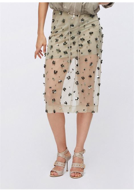 Longuette in tulle con ricami floreali LIUJO | WA6258J3860P9240