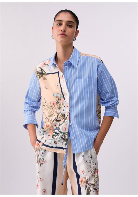 Camicia in twill stampato e popeline LIUJO | WA6383T2555P9547