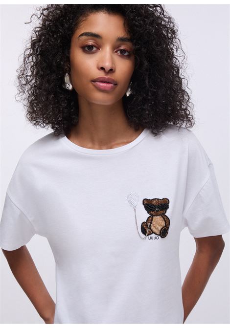 T-shirt con patch LIUJO | WA6414JS923P9430