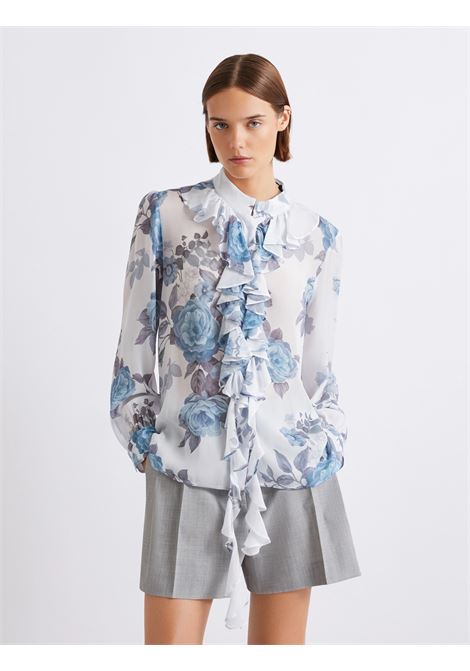 camicia in georgette con rouche MARELLA | MLLCANAPA003