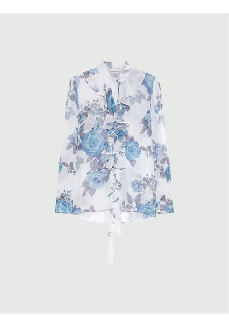 camicia in georgette con rouche MARELLA | MLLCANAPA003