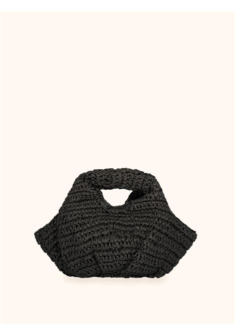 mini bag in paglia MEFUI | MA26-SW0065BK