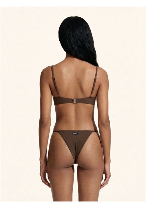 Bikini Donna Me Fui Reggiseno con Ferretto e Slip Regolabile Marrone MEFUI | MF26-SW1916BN
