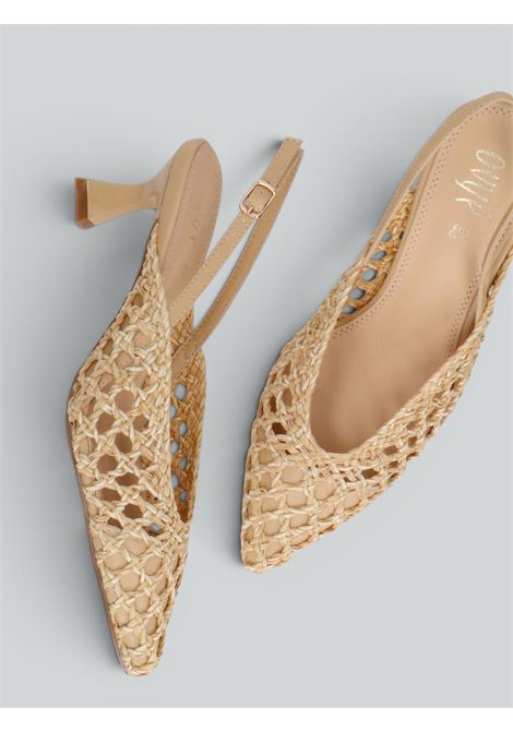 Slingback Intrecciata OVYè | GP947NATURALE
