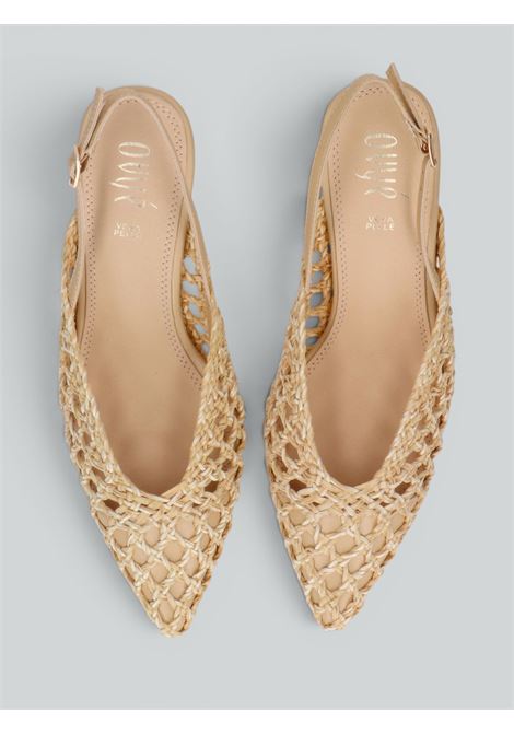 Slingback Intrecciata OVYè | GP947NATURALE