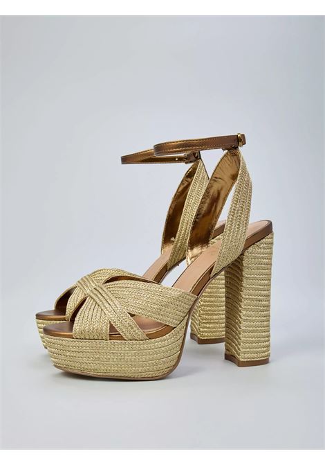 Sandalo In Raffia OVYè | OPHELIA930BRONZO