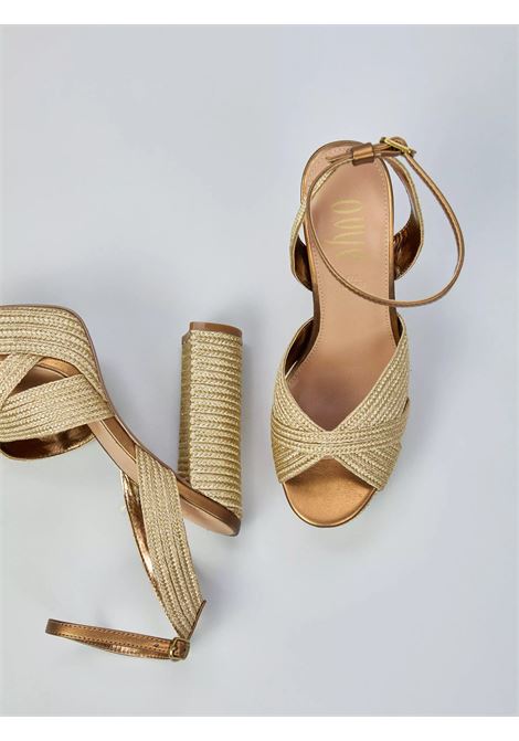 Sandalo In Raffia OVYè | OPHELIA930BRONZO