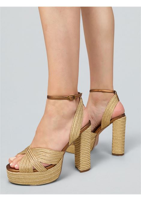 Sandalo In Raffia OVYè | OPHELIA930BRONZO