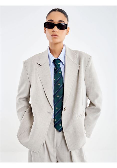 Blazer Monopetto Finiture Taglio Vivo VICOLO | TAB0929SASSO